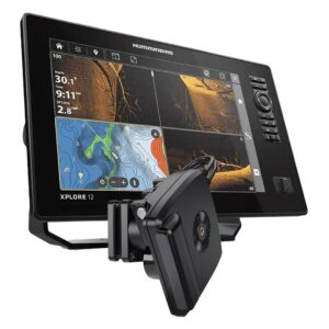 Humminbird XPLORE 12 CMSI+ CHIRP MEGA SI Fish Finder/Chartplotter and MEGA Live 2 Imaging Transducer Bundle
